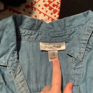 bundle of maternity clothes